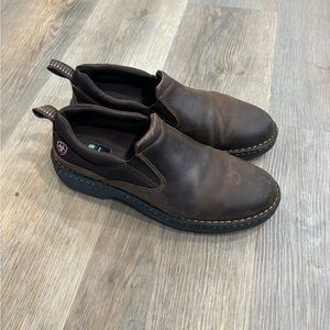Ariat Women’s Dark Brown Leather Slip-Ons